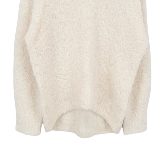 NWT Madewell Wool Alpaca Blend Boucle Knit Oversized Sweater Alabaster Small - Picture 9 of 12